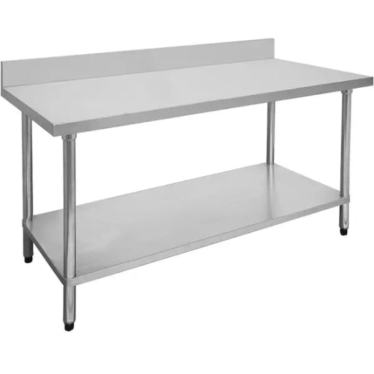 Stainless Steel Table with splashback